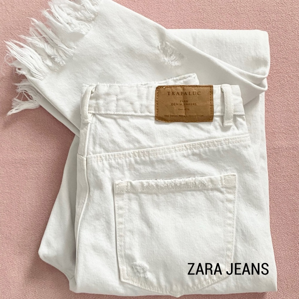 ZARA Jeans Trafaluc Denim Wear Ankle Cropped Size 4 - Picture 12 of 14